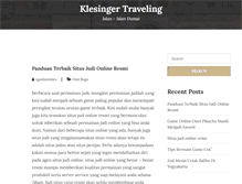 Tablet Screenshot of klesinger.com